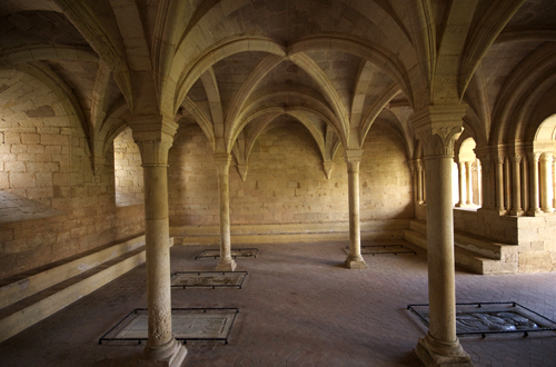 Interior sala capitular de Santes Creus